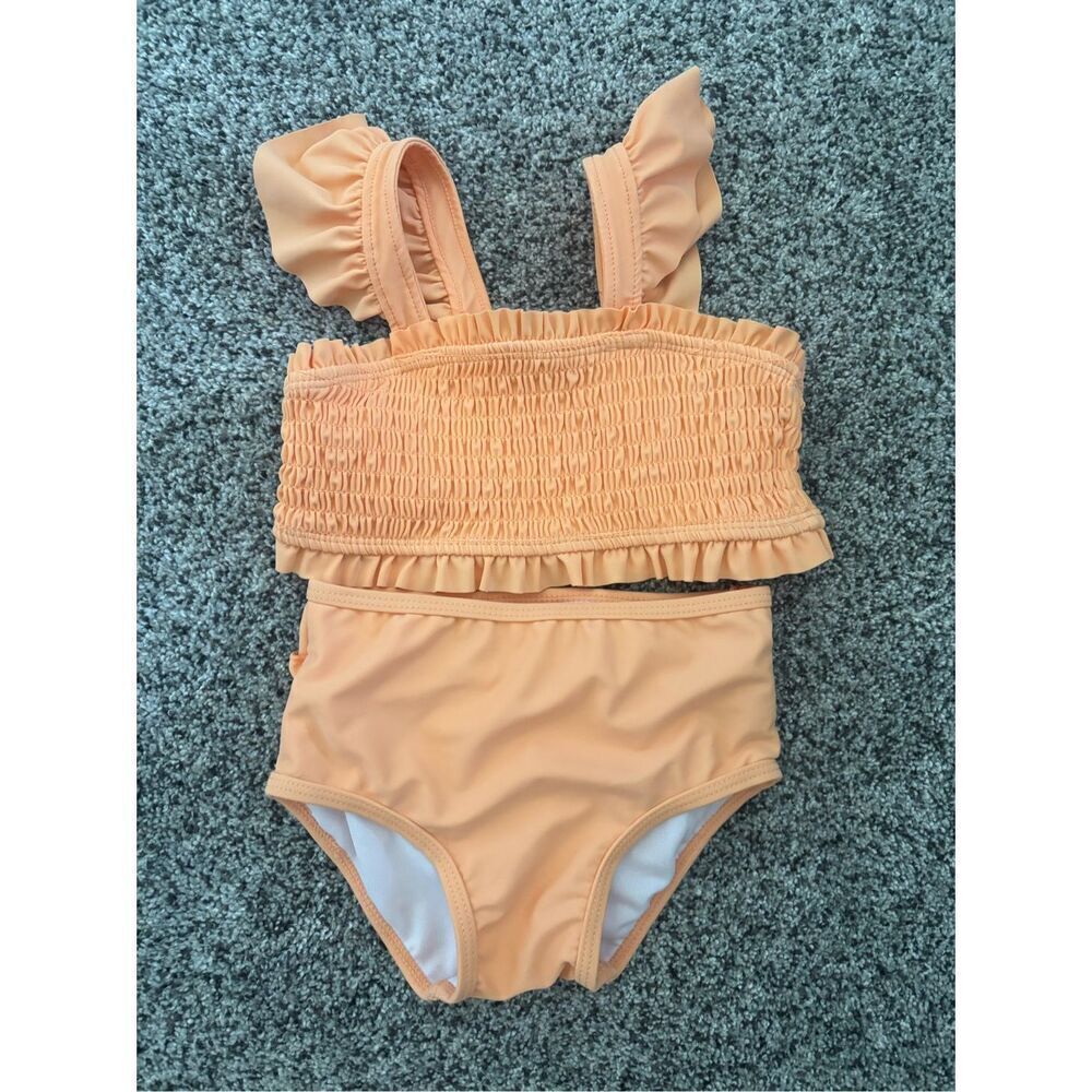 ❤️RuffleButts Baby Girl 2Pc Swimsuit 3T